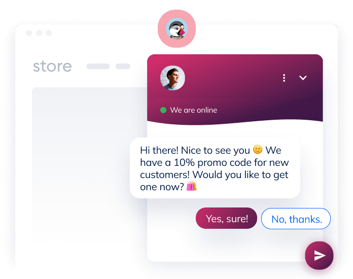 LIVE CHAT AND AUTOMATION FOR PRESTASHOP